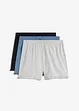 Lot de 3 shorts de pyjama 100% coton, bonprix