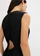 Midikleid aus strukturiertem Jersey mit Ausschnitt am Rücken, bonprix