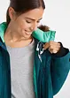 wasserdichte Funktions-Outdoor-Longjacke mit Kapuze, bonprix
