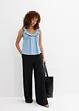 Jeans-Blusentop aus Bio-Baumwolle, bonprix