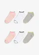 Sneakersocken mit Bio-Baumwolle (6er Pack), bonprix