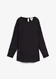 Oversized Tunikabluse aus strukturiertem Crinkle-Viskose-Mix, bonprix