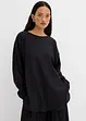 Oversized Tunikabluse aus strukturiertem Crinkle-Viskose-Mix, bonprix