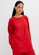 Oversized Tunikabluse aus strukturiertem Crinkle-Viskose-Mix, bonprix
