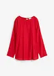 Oversized Tunikabluse aus strukturiertem Crinkle-Viskose-Mix, bonprix