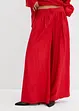 Palazzo-Hose aus strukturiertem Crinkle-Viskose-Mix, bonprix