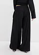 Palazzo-Hose aus strukturiertem Crinkle-Viskose-Mix, bonprix