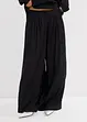 Palazzo-Hose aus strukturiertem Crinkle-Viskose-Mix, bonprix