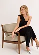 One-Shoulder-Jumpsuit aus leichter Viskose, bonprix