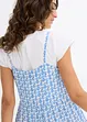 Trägerkleid aus fließender Viskose, bonprix