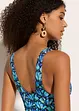 Maillot 1 pièce sculptant, maintien modéré, bonprix
