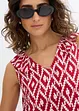 Blouse sans manches en viscose fluide, bonprix