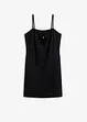 Minikleid mit Fake-Leather-Detail, bonprix