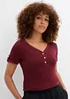 Henleyshirt aus reiner Bio-Baumwolle, bonprix