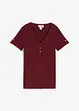 Henleyshirt aus reiner Bio-Baumwolle, bonprix