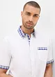 Kurzarmhemd aus reiner Baumwolle, bonprix