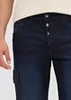 Bermuda cargo en jean, loose, bonprix