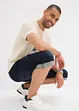 Bermuda cargo en jean, loose, bonprix