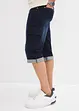 Bermuda cargo en jean, loose, bonprix