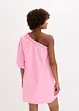 Robe en coton à encolure asymétrique, bonprix
