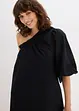 Robe en coton à encolure asymétrique, bonprix