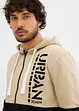 Kapuzen-Sweatjacke aus reiner Bio-Baumwolle, bonprix
