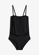 Maillot 1 pièce bandeau à bretelles amovibles, bonprix