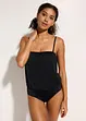 Maillot 1 pièce bandeau à bretelles amovibles, bonprix