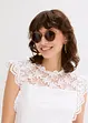 Shirt mit Spitzeneinsatz, bonprix