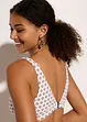 Haut de bikini brassière avec col en V, bonprix