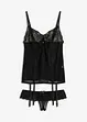 Top porte-jarretelles + string ouvert (ens. 2 pces), VENUS