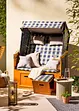 Fauteuil-cabine avec tissu à carreaux, bonprix