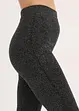 Thermo Leggings aus Glitzergarn, bonprix