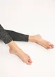 Thermo Leggings aus Glitzergarn, bonprix