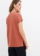 T-shirt ample avec dentelle, bonprix