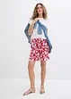 Weite Viskose Shorts mit High-Waist-Bequembund, bonprix