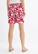Weite Viskose Shorts mit High-Waist-Bequembund, bonprix