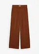 Pantalon palazzo léger et texturé, bonprix