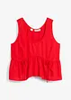 Blouse sans manches légère en lin mélangé, bonprix
