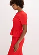 T-shirt avec smocks, bonprix