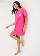 Chemise de nuit oversize en fil flammé, bonprix