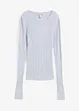 T-shirt en maille côtelée, bonprix