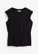 T-shirt avec détails en broderie anglaise, bonprix