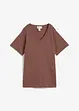 Feinstrickshirt mit Leinen, bonprix