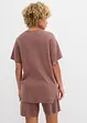 Feinstrickshirt mit Leinen, bonprix