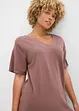 Feinstrickshirt mit Leinen, bonprix