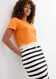 Jupe midi en molleton, bonprix