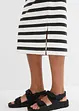 Jupe midi en molleton, bonprix