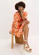 Robe-tunique en viscose texturée avec dentelle, bonprix