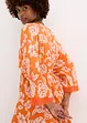 Robe-tunique en viscose texturée avec dentelle, bonprix
